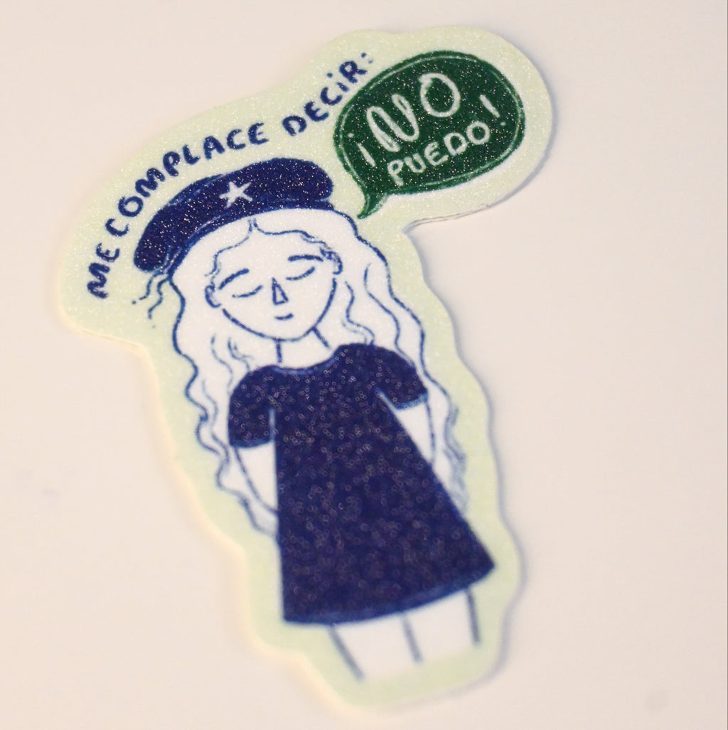 Sticker: Me complace decir: NO PUEDO