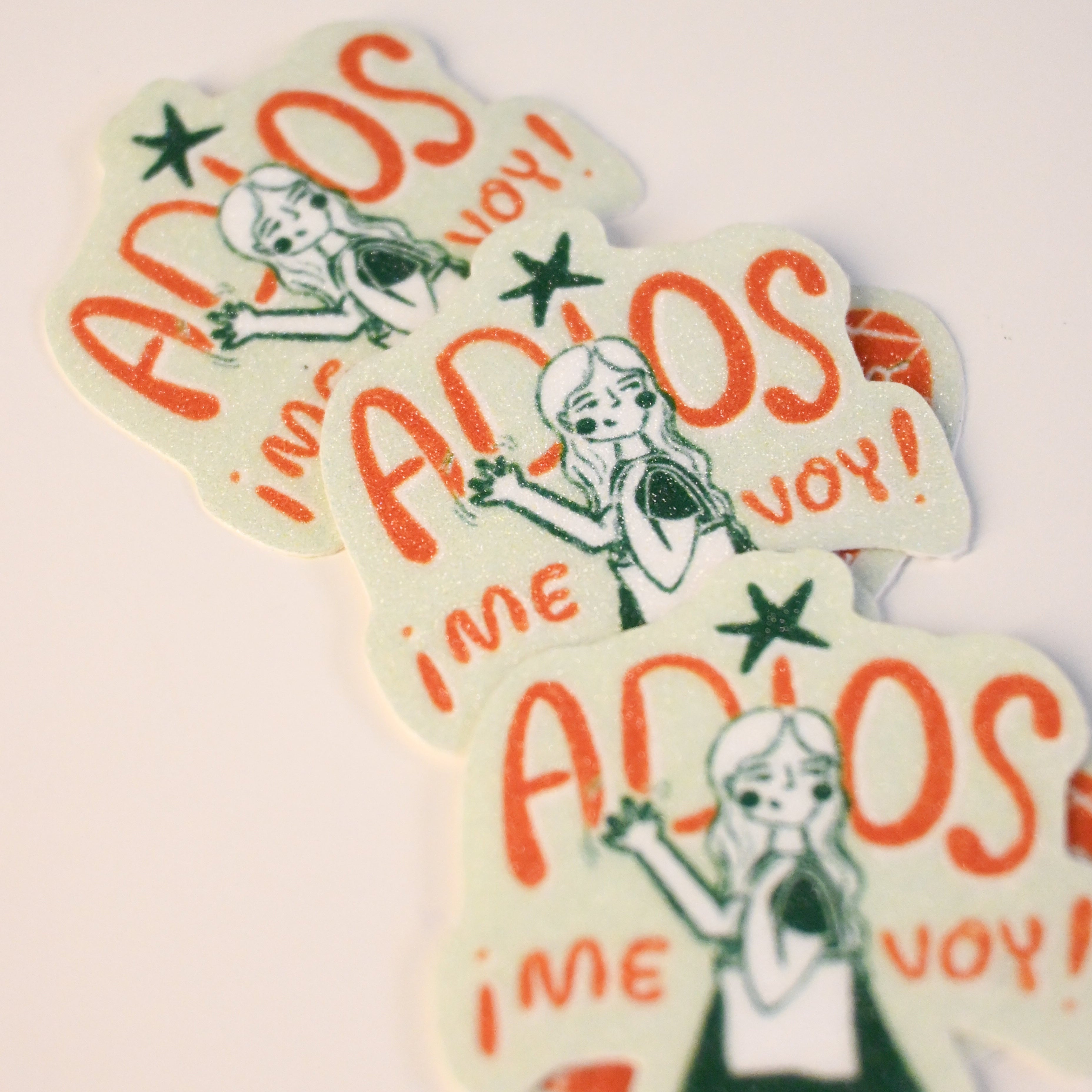 Sticker: ¡Adios! me voy a descansar