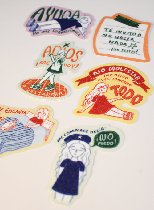 Colección de stickers "Un día a la vez" x Dk ✶ Diana Karina