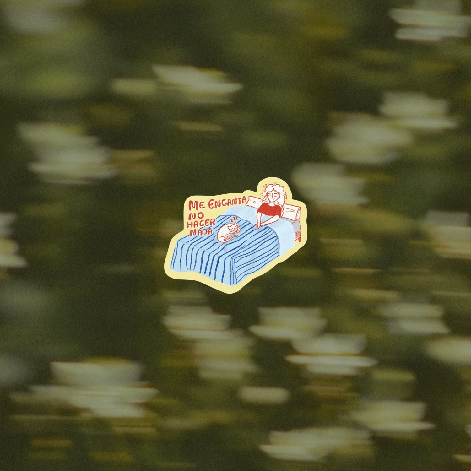Sticker: Me encanta no hacer nada