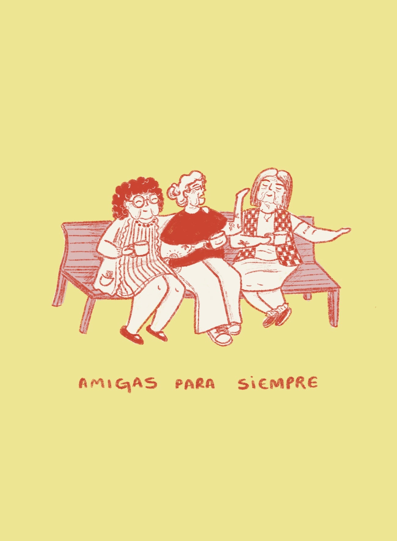 Postal: Amigas para siempre